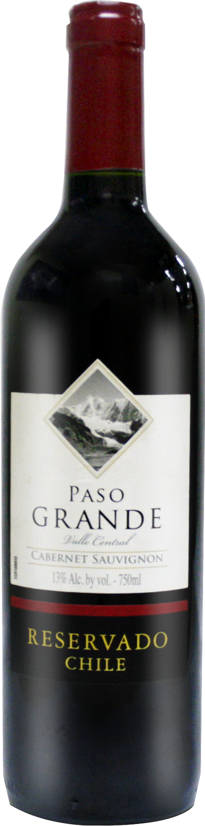 VINHO CHILENO PASO GRANDE RESERVADO 750ML – CABERNET SAUVIGNON