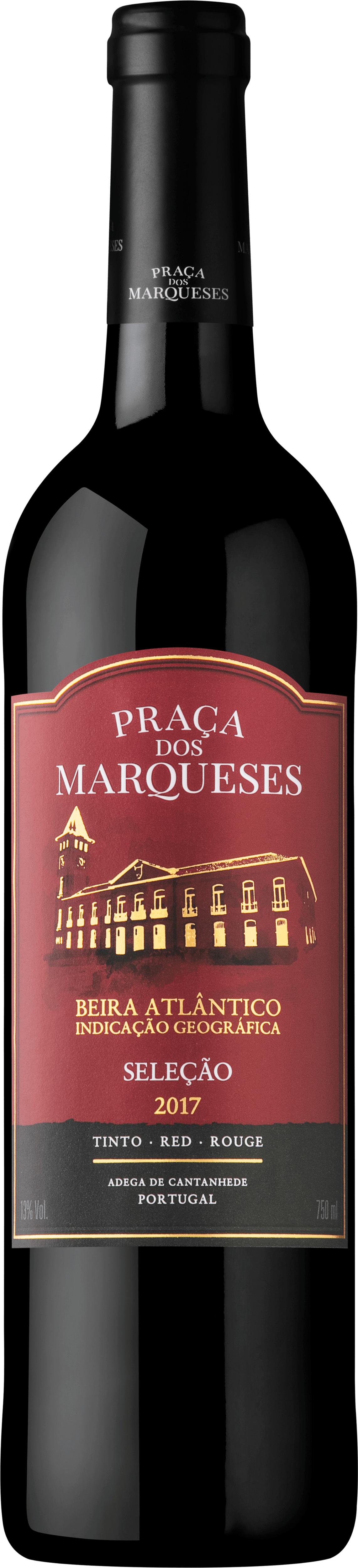 VINHO PORTUGUÊS PRAÇA DOS MARQUESES TINTO 750 ML