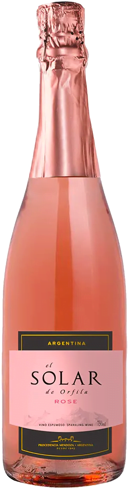 ESPUMANTE ARGENTINO SOLAR ORFILA 750ML BRUT ROSE