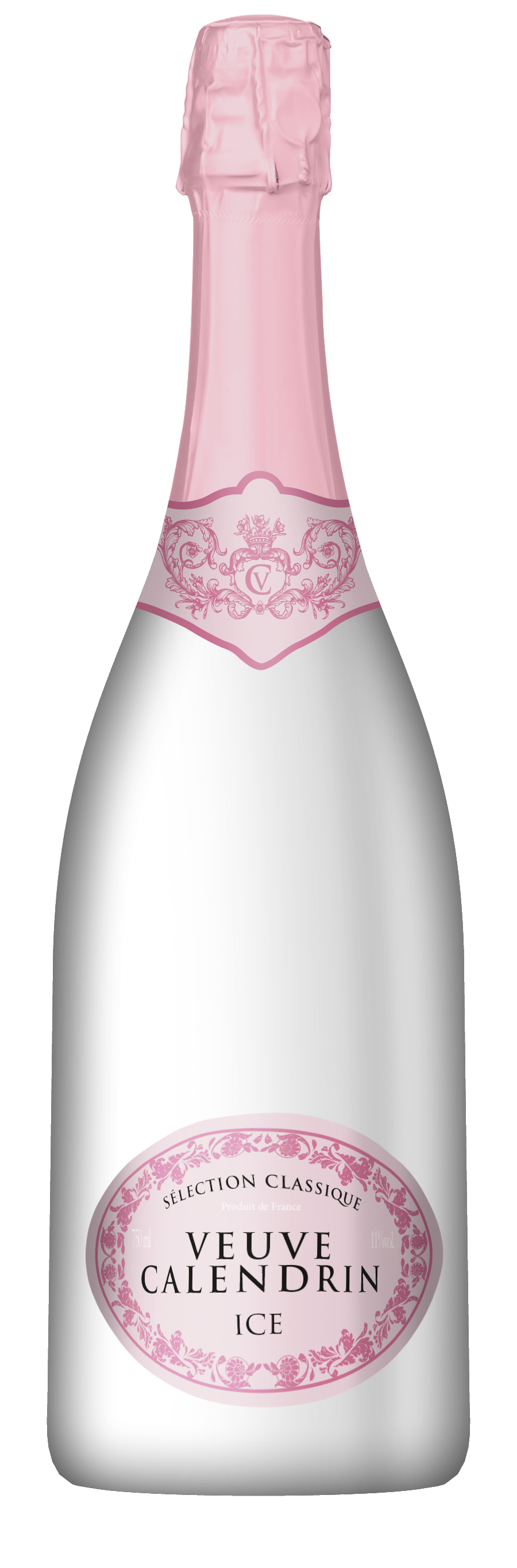 ESPUMANTE FRANCÊS VEUVE CALENDRIN ROSÊ 750ML