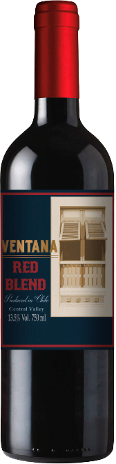 VINHO CHILENO VENTANA RED BLEND TINTO 750ML